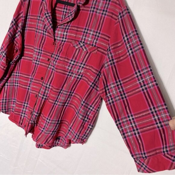 Victoria’s Secret Red Plaid Pajamas Set L - Picture 12 of 14